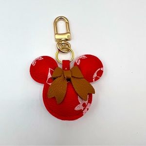 NEW Monogram Mouse Bag Charm Keychain